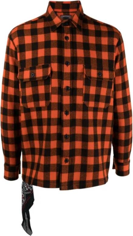 Destin Casual Shirts Oranje Heren
