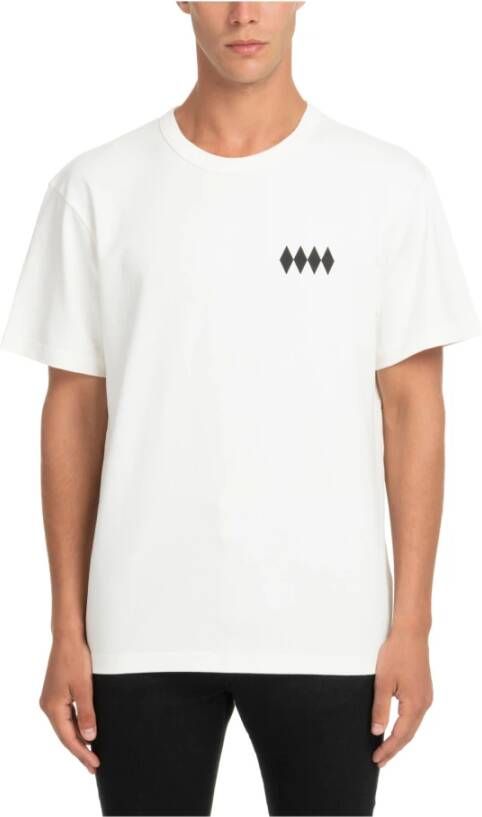 Deus Ex Machina Gestreept en effen T-shirt White Heren