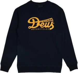 Deus Ex Machina Relief Crew Navy-S Sweatshirt Blauw Heren