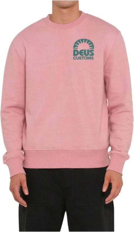 Deus Ex Machina Sweatshirt Roze Heren