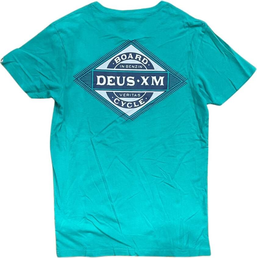Deus Ex Machina Te goed lagune t-shirt Blauw Heren