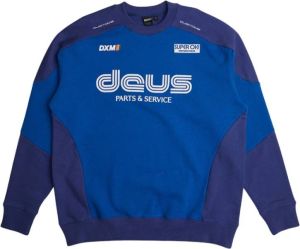 Deus Ex Machina Touring Crew Sweatshirt Blauw Heren