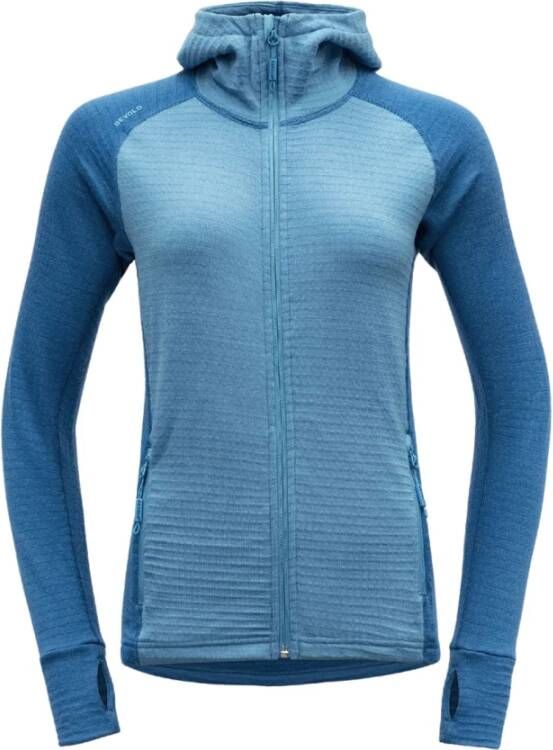 Devold Capuchon Blauw Dames