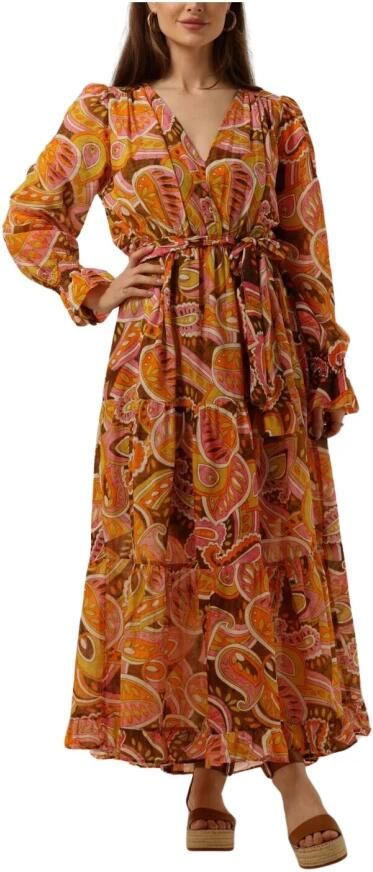 Devotion Maxi Jurk Oranje Multicolor Dames - Foto 3