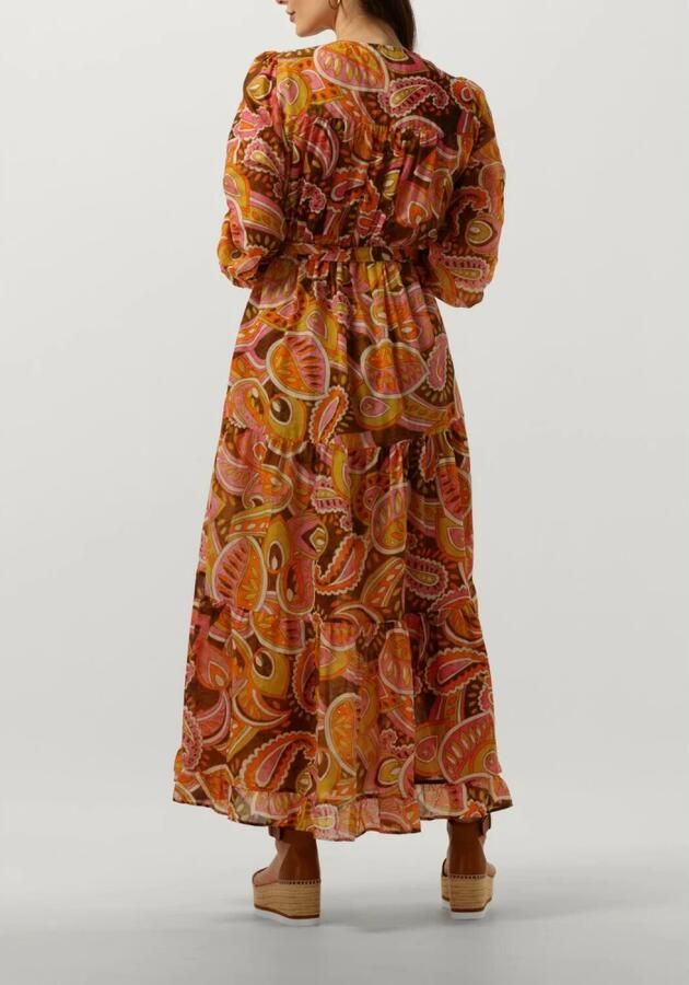 Devotion Maxi Jurk Oranje Multicolor Dames - Foto 2
