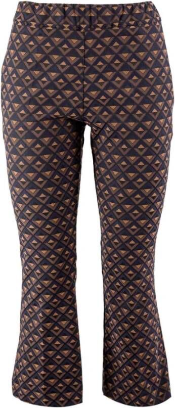 D.Exterior Bijgesneden broek Bruin Dames
