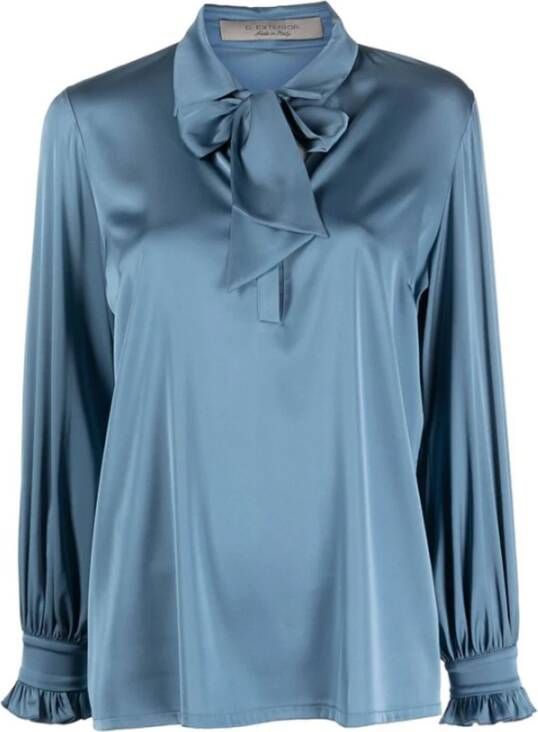 D.Exterior Blouses Blauw Dames