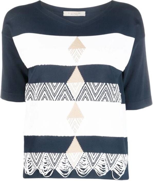 D.Exterior Blouses Blauw Dames