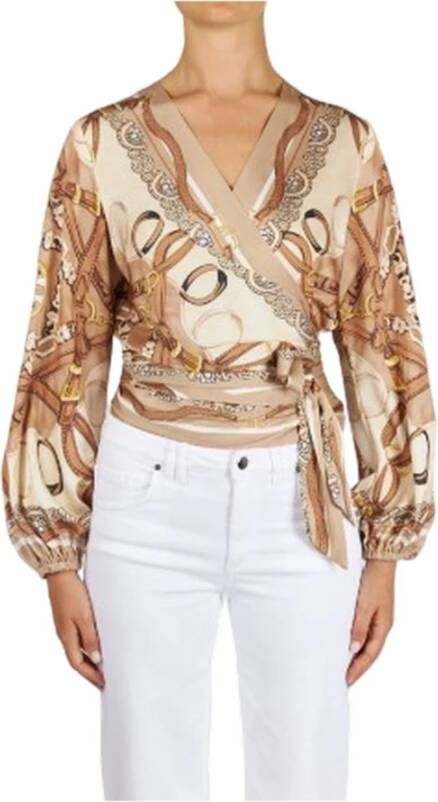 D.Exterior Blouses & Shirts Beige Dames