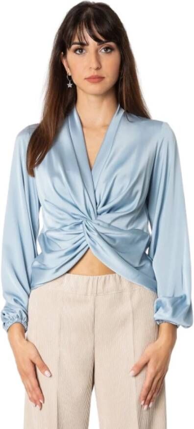 D.Exterior Blouses & Shirts Blauw Dames