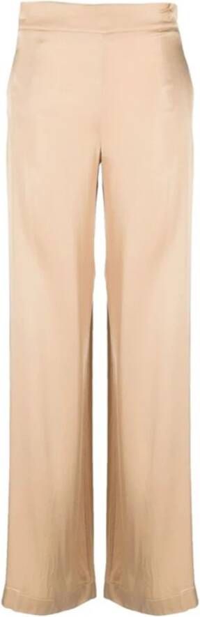 D.Exterior Brede broek Beige Dames