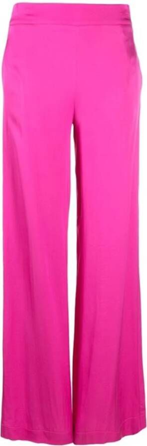 D.Exterior Brede broek Roze Dames