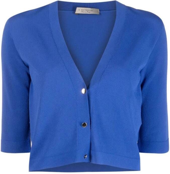 D.Exterior Cardigans Blauw Dames