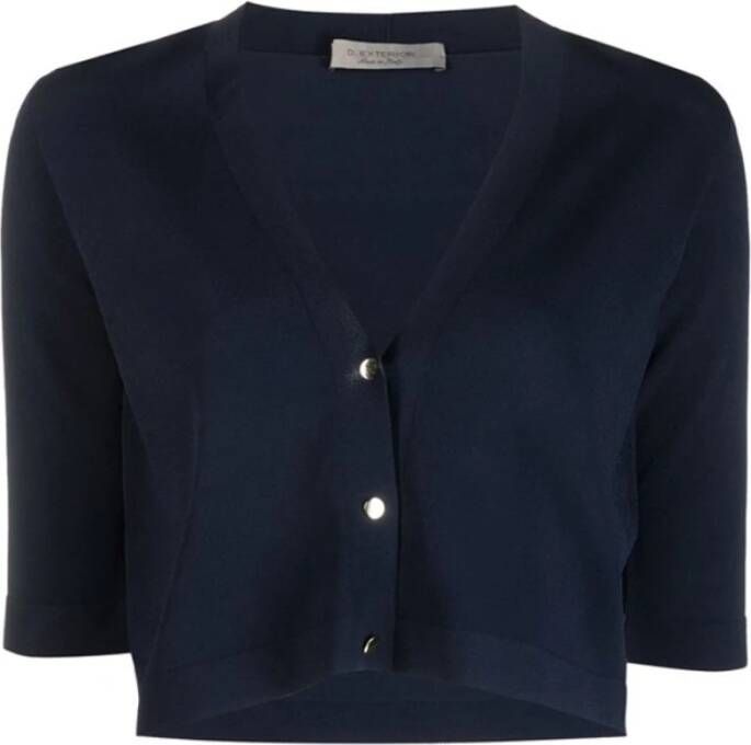 D.Exterior Cardigans Blauw Dames