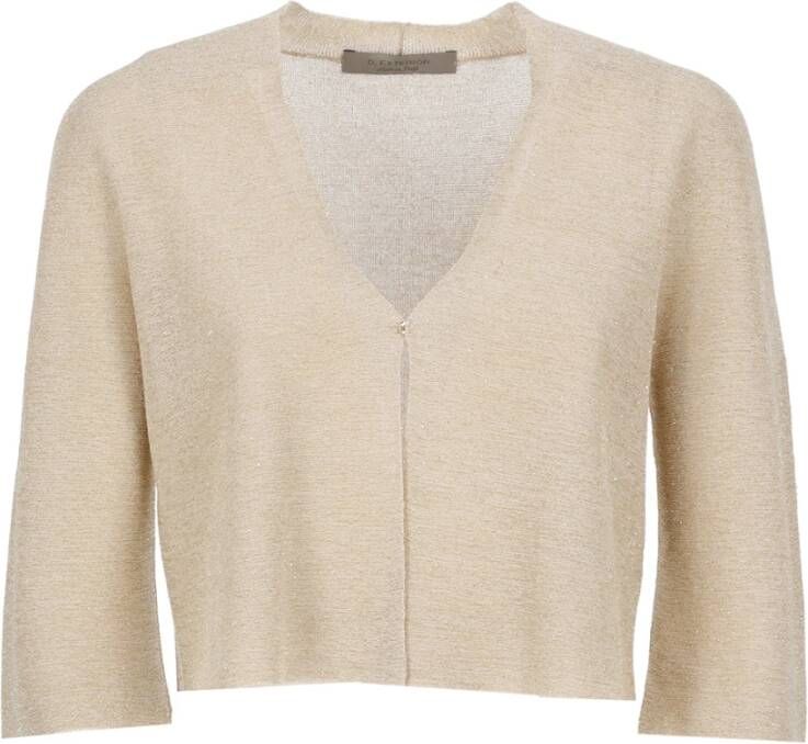 D.Exterior Cardigans Geel Dames