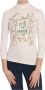 D.Exterior Crew Neck It Is Not A Frame Up! Print Blouse Wit Dames - Thumbnail 1