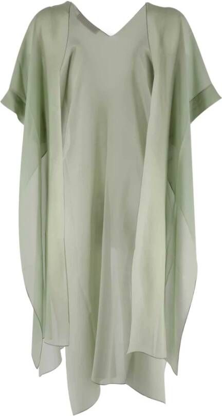 D.Exterior Jurk Groen Dames