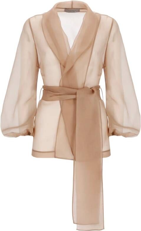 D.Exterior Light Jackets Beige Dames