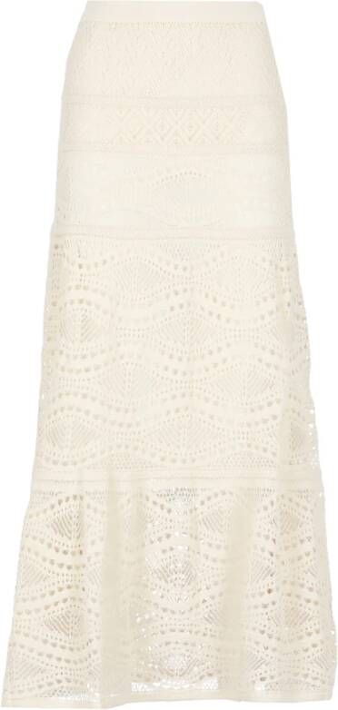 D.Exterior Maxi Skirts Beige Dames