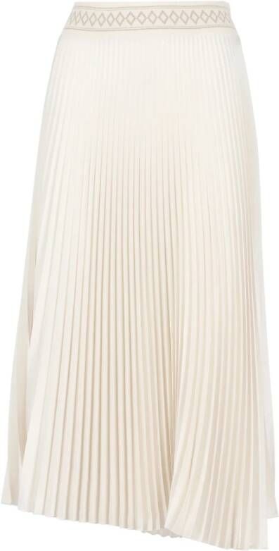 D.Exterior Midi Skirts Wit Dames