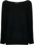 D.Exterior Round-neck Knitwear Zwart Dames - Thumbnail 1