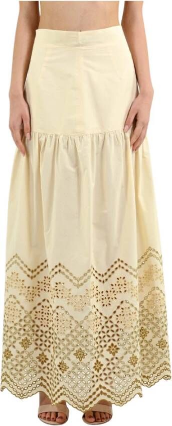 D.Exterior Skirts Geel Dames