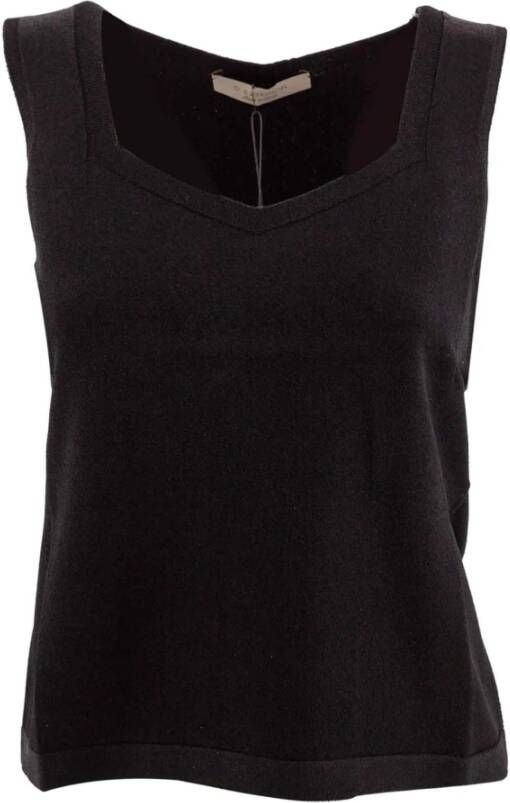 D.Exterior Sleeveless Tops Zwart Dames