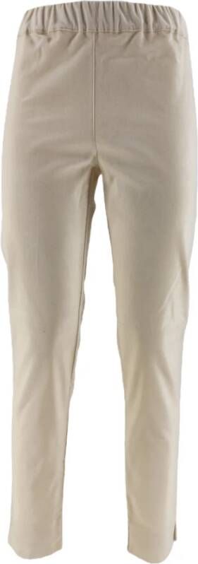 D.Exterior Slim-fit broek Beige Dames