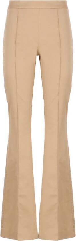 D.Exterior Slim-fit Trousers Beige Dames