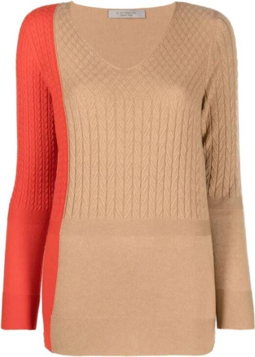 D.Exterior Sweatshirt Bruin Dames