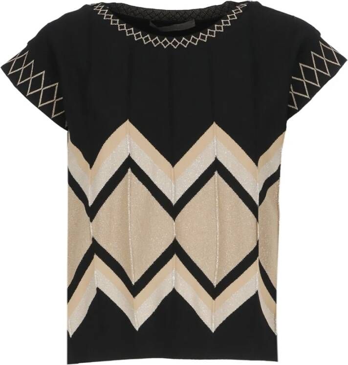D.Exterior T-Shirts Zwart Dames