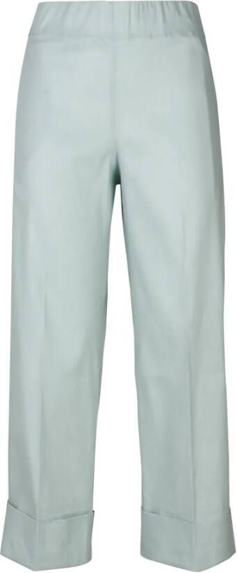D.Exterior Taps toelopende broek Blauw Dames