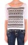 D.Exterior Vrouwen s kleding t-shirts & Tops 42374 Azteco White Dames - Thumbnail 1