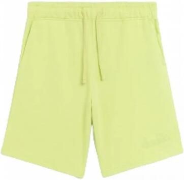 Diadora Katoenen Bermuda Shorts Loose Fit Green Heren