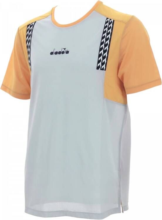 Diadora Heren Tennis SS Clay T-shirt Grijs Heren