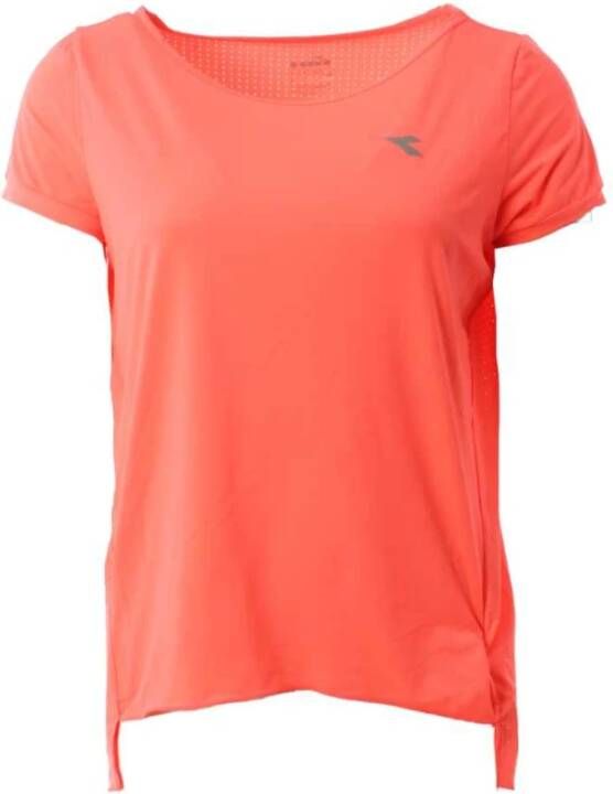 Diadora Oranje Top T-Shirt voor dames Oranje Dames
