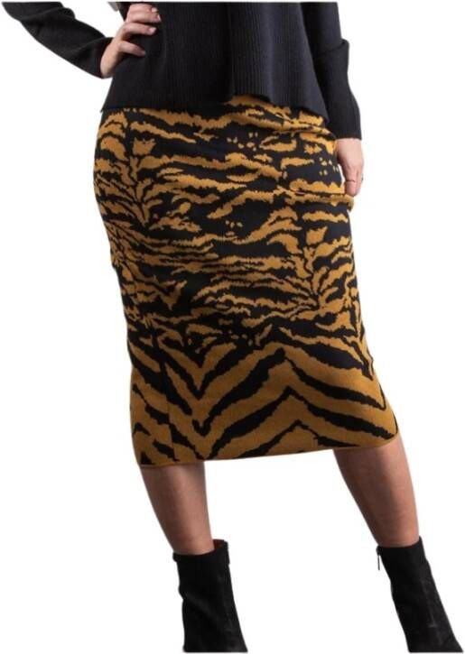 Diane Von Furstenberg Midi Skirts Bruin Dames