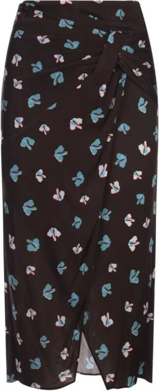 Diane Von Furstenberg Midi Skirts Zwart Dames