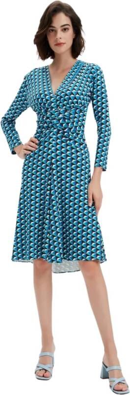Diane Von Furstenberg Short Dresses Blauw Dames