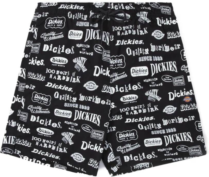 Dickies 100 aop shorts Zwart Heren