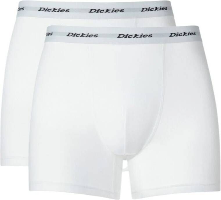 Dickies 2-Pack Katoenen Jersey Boxershorts White Heren