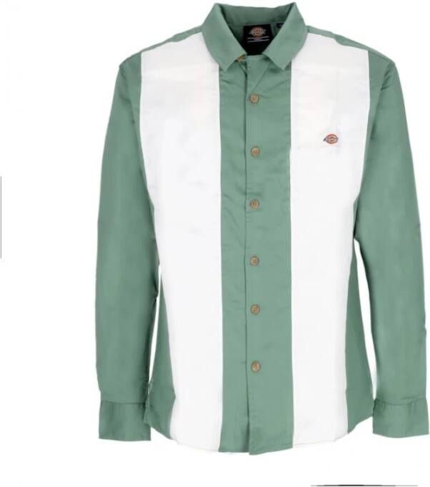Dickies Westover Overhemd met Lange Mouwen Green Heren