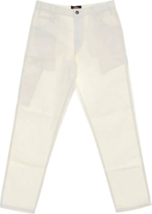 Dickies Stonewashed Carpenter Broeken Beige Heren