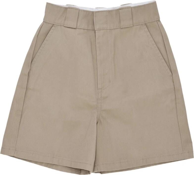 Dickies Phoenix Short Casual Shorts voor dames Beige Dames