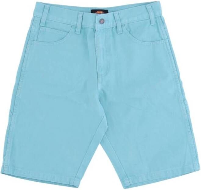 Dickies Canvas Shorts met Regular Fit Blauw Heren