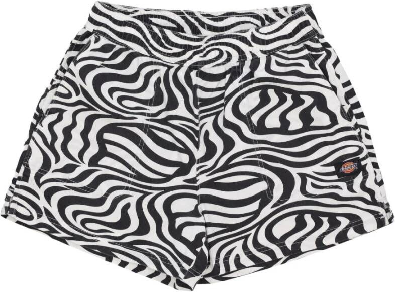 Dickies Leesburg Short Cloud Zebra Shorts voor dames Black Dames