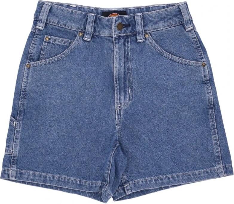 Dickies Hoge kwaliteit denim shorts voor dames Blue Dames