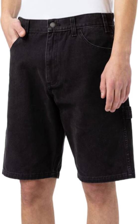 Dickies Shorts plain front and back pockets Zwart Heren