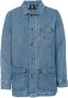 Dickies Denim Chore Coat met Kraag en Knopen Blue Dames - Thumbnail 2