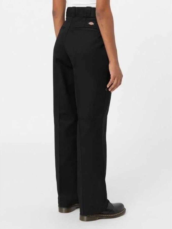 Dickies Regular fit stoffen broek met persplooien model 'Work'